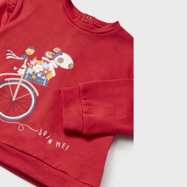 CONJUNTO ROJO BICI PERRITO - Imagen 4