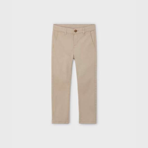 PANTALÓN SARGA CAMEL SLIM