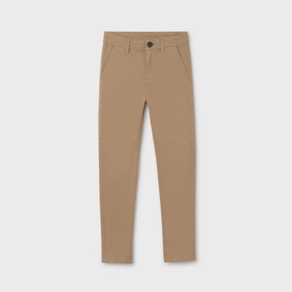 PANTALÓN CHINO BÁSICO ALMENDRA