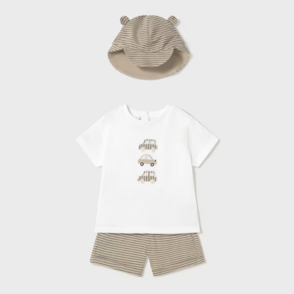 CONJUNTO 3 PIEZAS COCHES BEBÉ