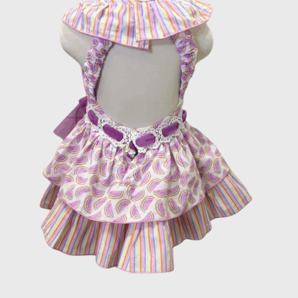VESTIDO SANDIAS MOÑO LILA - Imagen 2