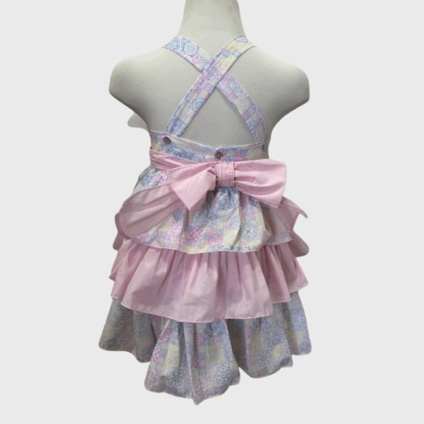 VESTIDO AZULEJOS ROSA OLANES - Imagen 2