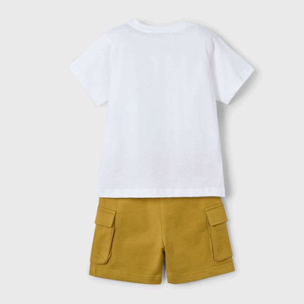 CONJUNTO BERMUDA CARGO Y CAMISETA NIÑO - Imagen 3