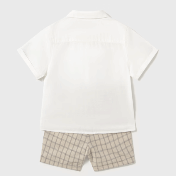 CONJUNTO BERMUDA Y CAMISA VESTIR BEBÉ - Imagen 3